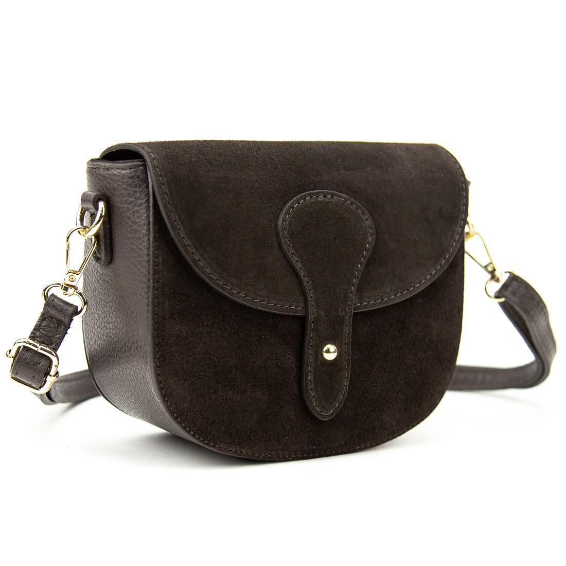 Женская сумка замшевая Firenze Italy F-IT-9876DB Шоколадный (2798992085)