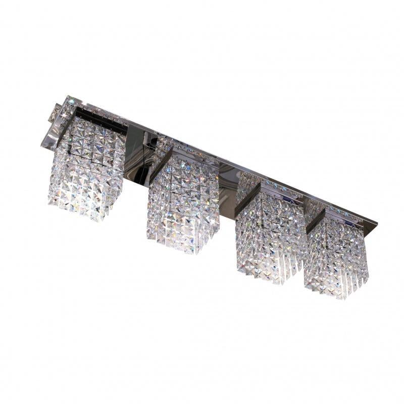 Люстра потолочная галогенная с подсветкой лофт Brille Br-01 282C/4