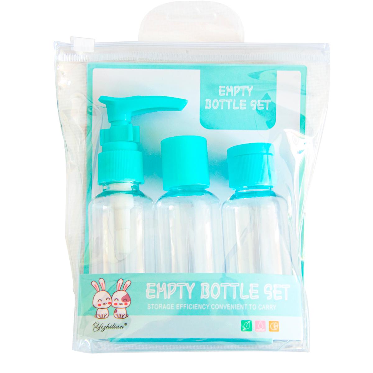 Місткості для поїздок Empty bottle set R26056 3 шт. Блакитний (1008317-1) - фото 7