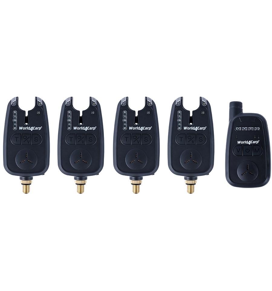 Набор сигнализаторов поклевки World4Carp с пейджером (FA212-4)