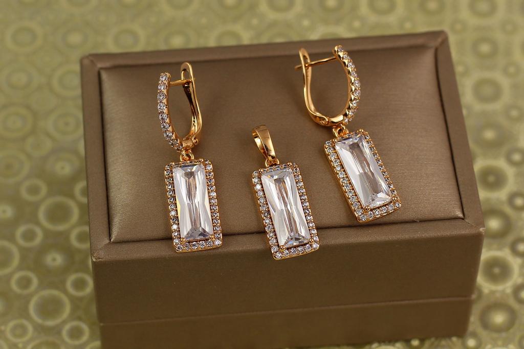Набор Xuping Jewelry Эсми Золотистый (31210466)