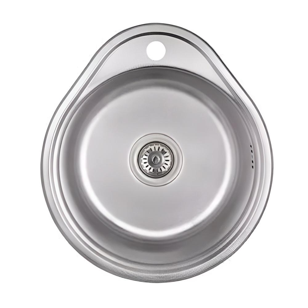 Мойка для кухни с сифоном Wezer Satin 480x430x180 мм 4843(08) (SQ-1034788)