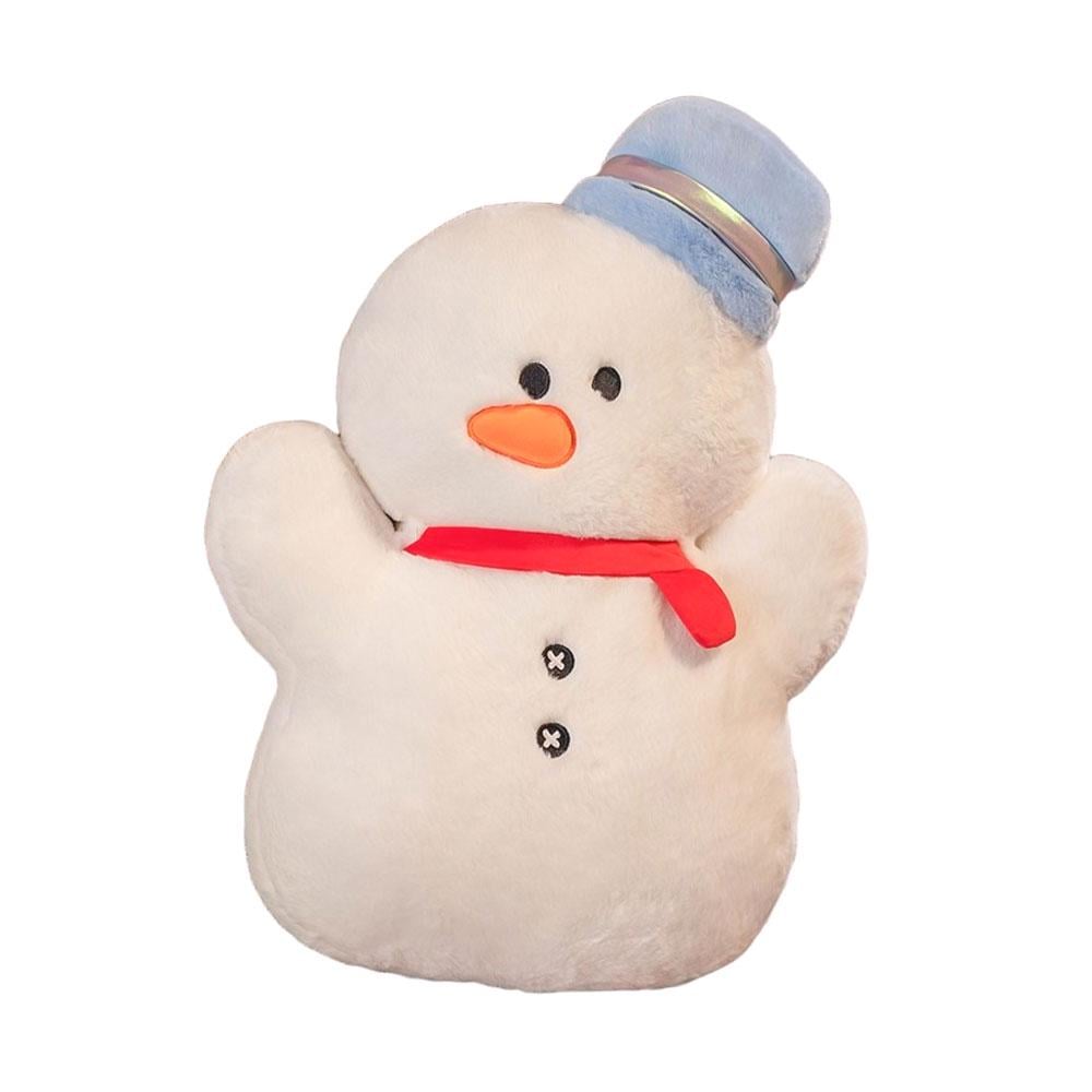 Мягкая игрушка-подушка новогодняя снеговик (TA0144_4)