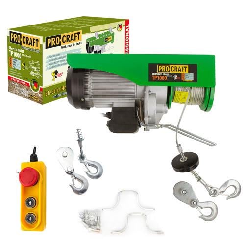 Тельфер ProCraft ТР-1000 индукционный двигатель
