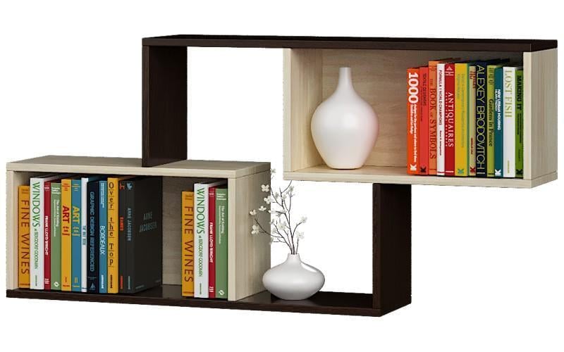 Полиця навісна Еверест ПН-4 Венге комбі (108368)