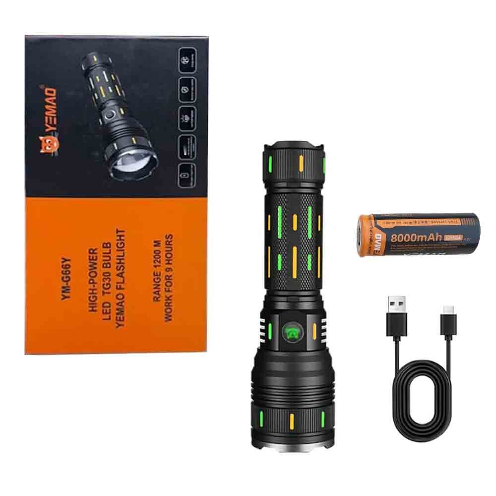 Фонарь YEMAO YM-G66Y TG 30W Черный (YEMAO YM-G66Y)