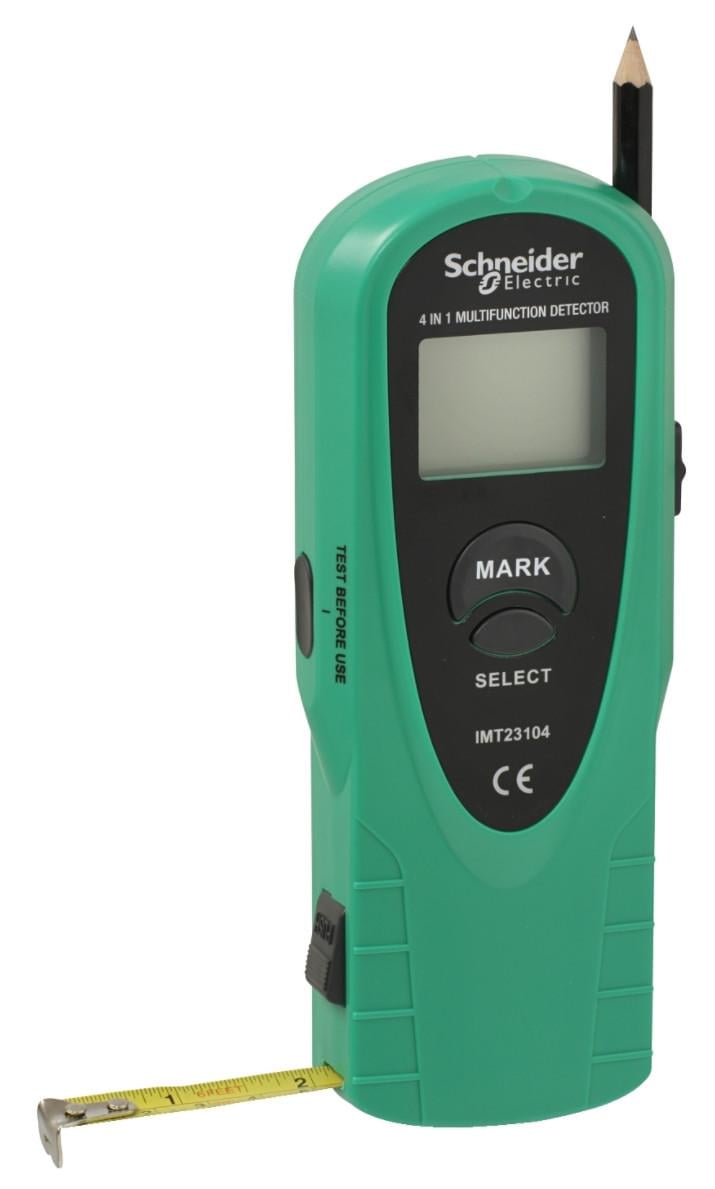 Детектор цифровой Schneider Electric 4в1 обнаружения переменного тока/проводки под напряжением/металлических частей (IMT23204)