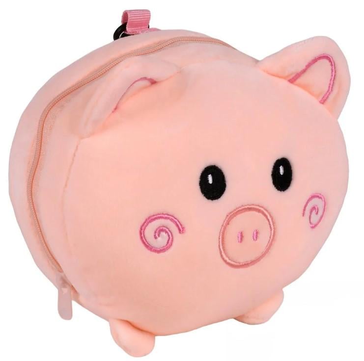 Подушка с маской дорожная под шею Piglet 25х7 см (R35820)