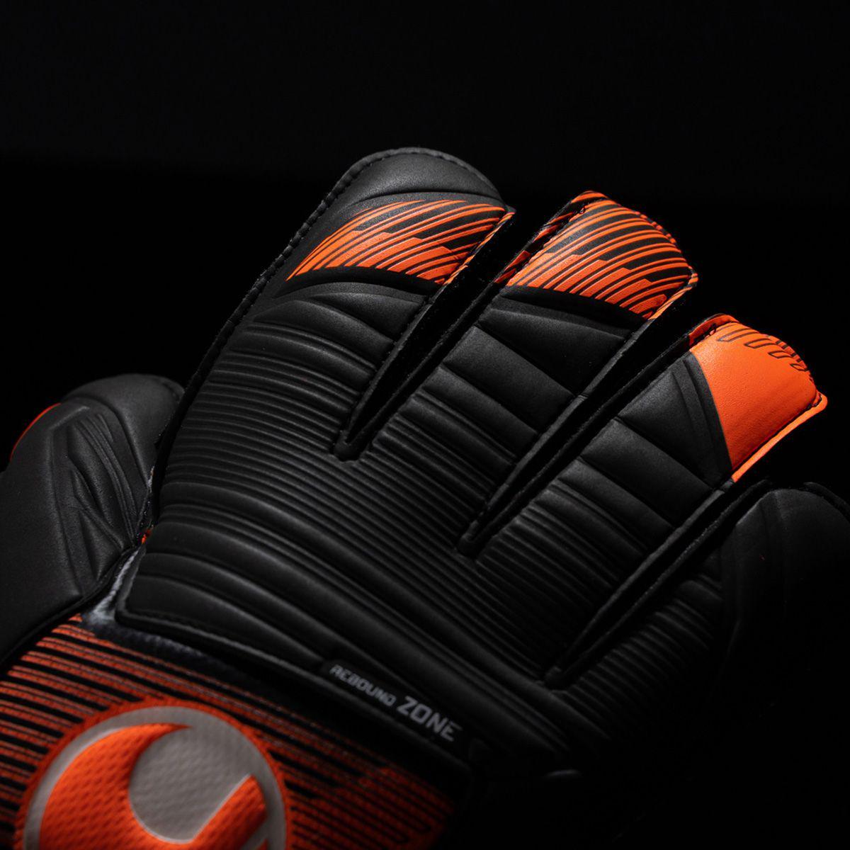 Рукавиці воротарські Uhlsport Soft Resist 1011318 01 р. 5 Чорно-помаранчевий - фото 4