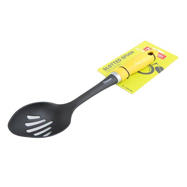 Ложка с отверстиями Fissman VEYRON нейлон Желтый (TL-1256.CS)