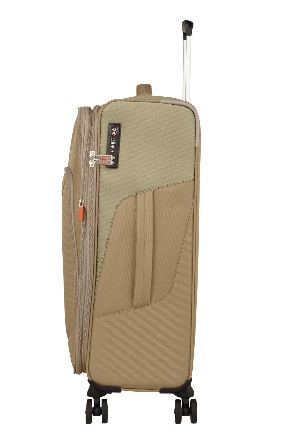 Валіза з розширенням American Tourister Summerfunk 67,5x42x27,5/29,5 см Бежевий (78G-02004) - фото 4