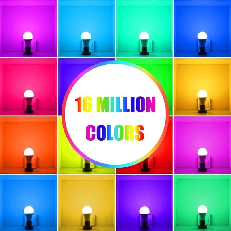 Світлодіодна лампочка Smart bulb light RGB with Bluetooth E27 with app 4 шт. White (00000069978_1) - фото 2