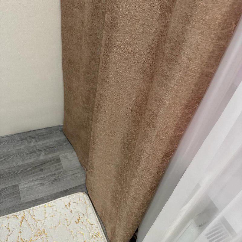 Штори Лорен жаккардові 1,5х2,7 м 2 шт. Пудровий - фото 2 Штори Лорен жаккардові 1,5х2,7 м 2 шт. Пудровий - фото 2