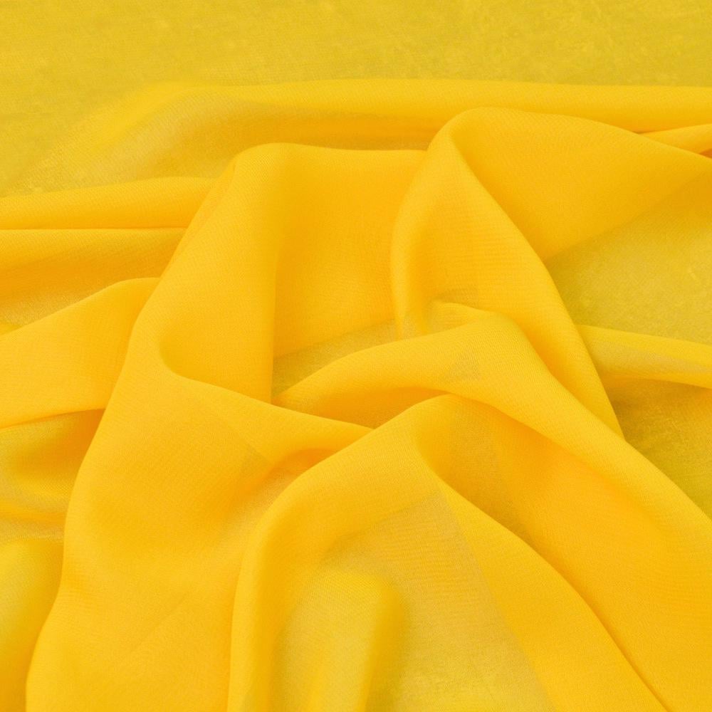 Ткань шифон Мульти Желтый (12246)