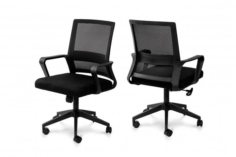 Стул офисный компьютерный Мікс Меблі Байт Черный - фото 2 Стул офисный компьютерный Мікс Меблі Байт Черный - фото 2