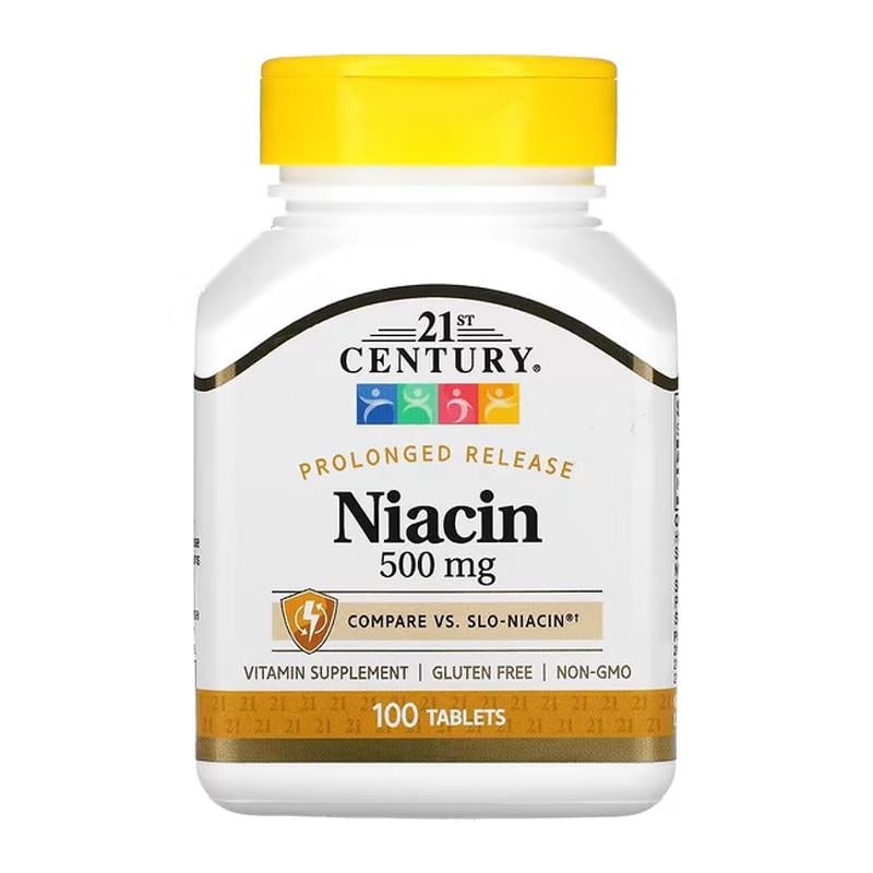 Витамин B3 21st Century Niacin 500 мг 100 табл. (21506-01)