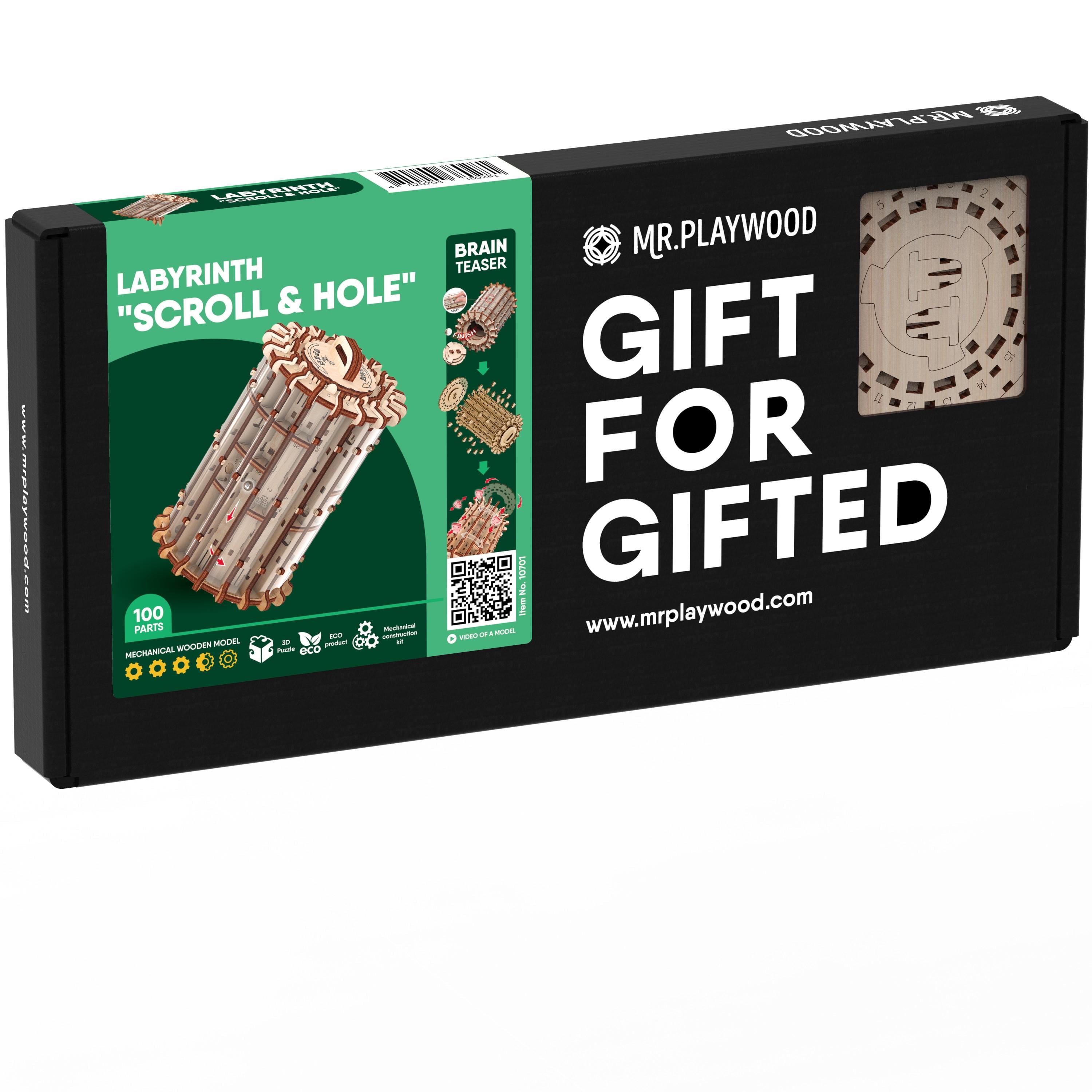 Конструктор деревянный Mr Playwood Лабиринт Кругооборот и пустота (10701)