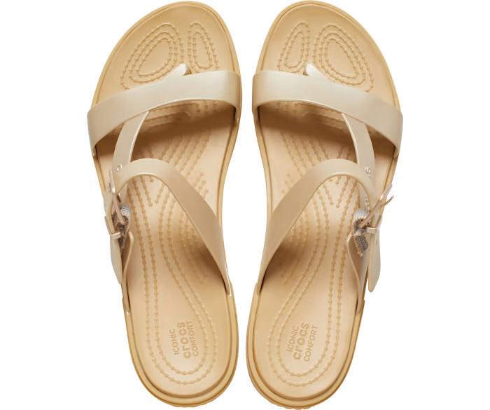 Сандалии Crocs Tulum Metallic Toe р. W10/EUR 40-41 Metallic/Champagne (9393459) - фото 4