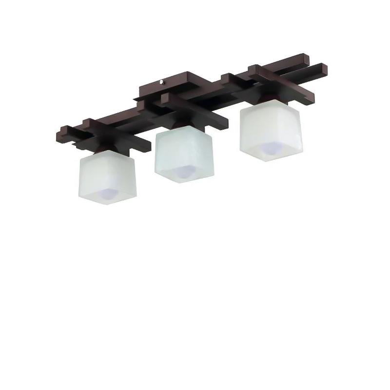 Люстра потолочная Light House SRS-16157/3 на три лампы Коричневий