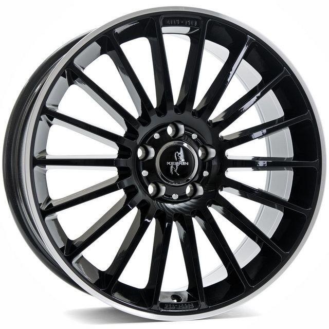 Диски литі Keskin KT15 Speed 8x18 5x112 ET45 DIA66,6 Black lip polished (1000828931)