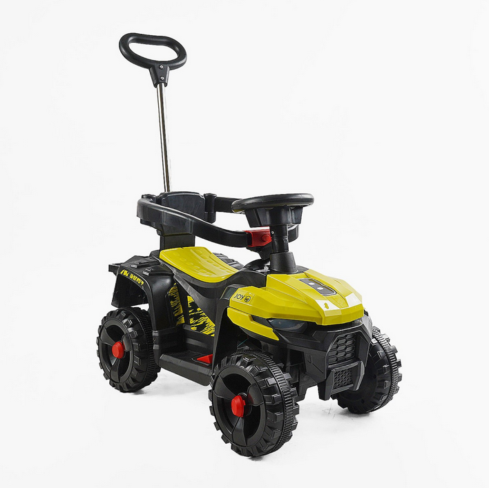 Толокар електричний JOY М-15527 двигун 18W/акумулятор 6V/підсвічування фар/захисний бампер/звуки/музика/пісні/батьківська ручка