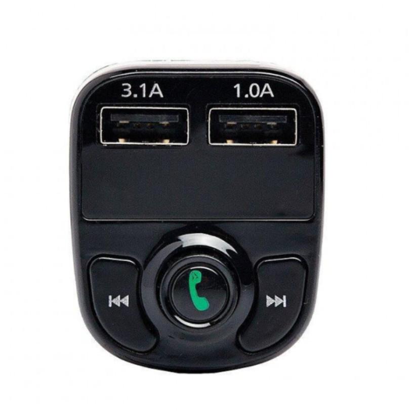 FM-трансмиттер CAR X8 Bluetooth MP3 Черный (18586239) - фото 4