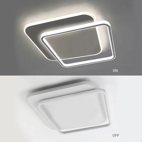 Люстра світлодіодна ESLLSE STANDART 80W 2S-ON/OFF-475х475х50 White (10109) - фото 3 Люстра світлодіодна ESLLSE STANDART 80W 2S-ON/OFF-475х475х50 White (10109) - фото 3