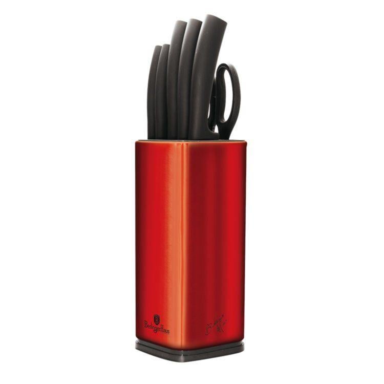Набір ножів Metallic Line BURGUNDY Berlinger Haus BH-2402
