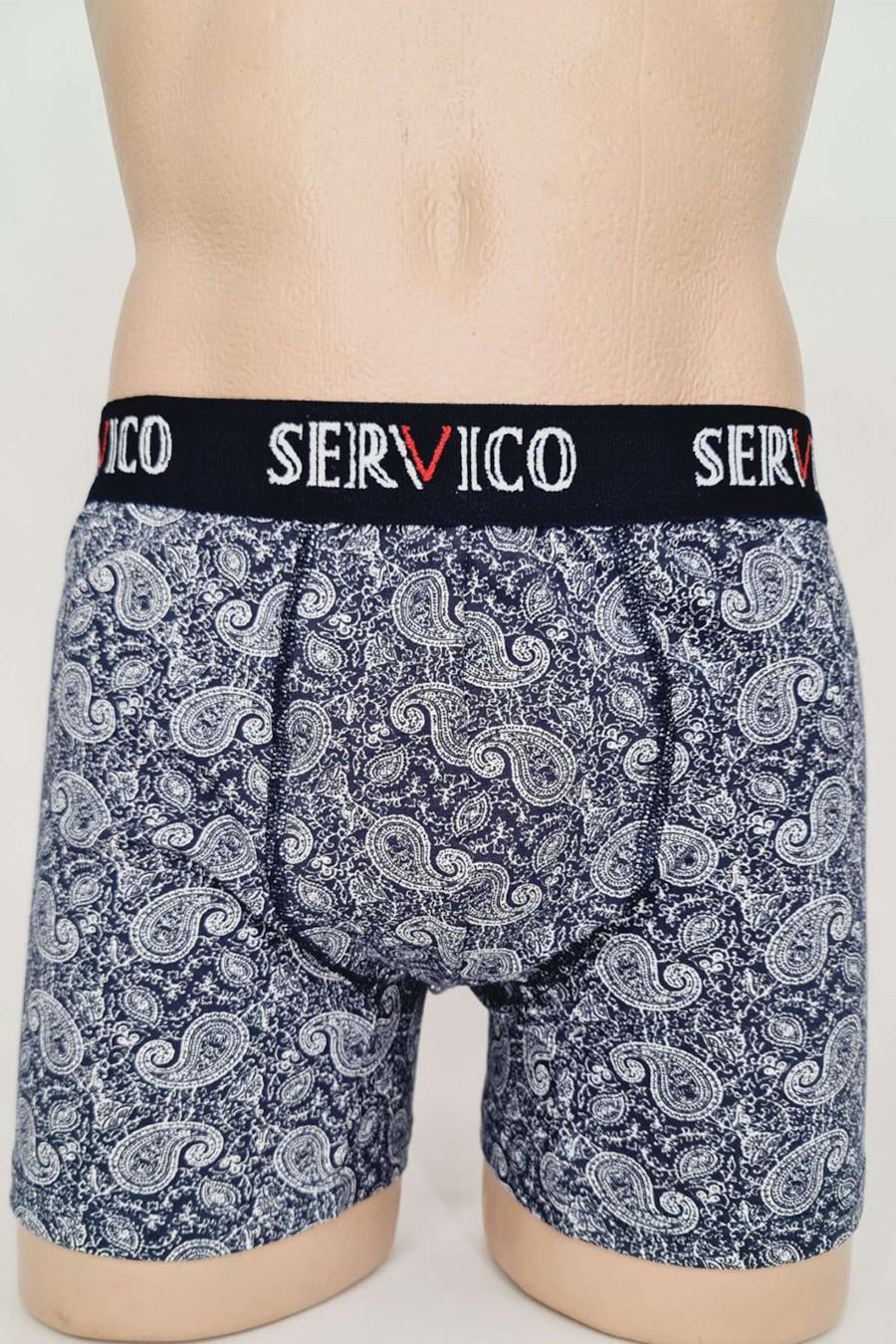 Трусы боксеры Servico р. 52/XL Сине-белый (71147)