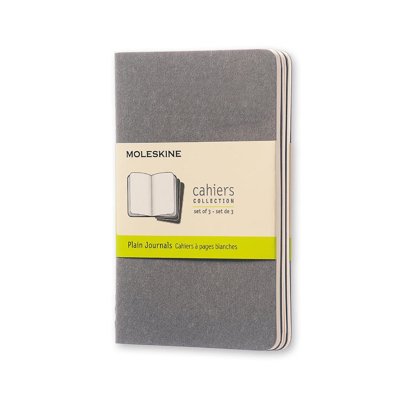 Блокнот Moleskine Cahier теплый карманный 64 страницы чистые листы 9х14 см Серый