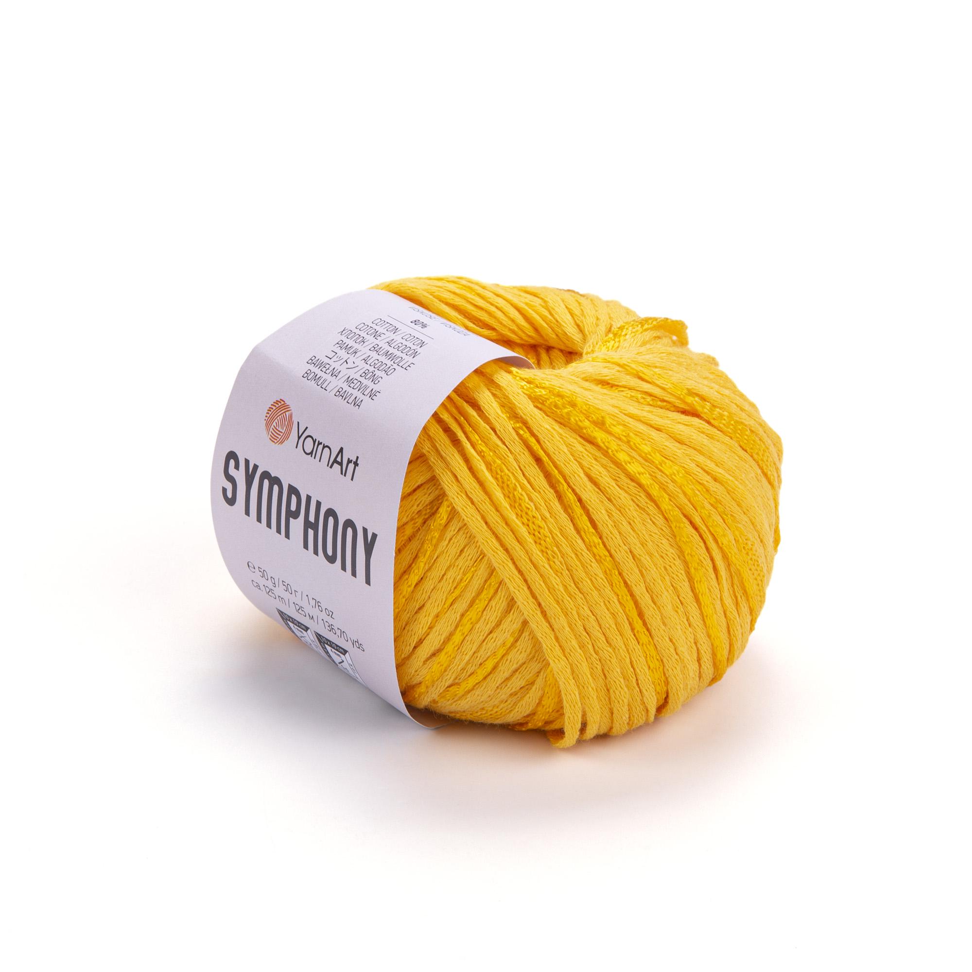 Пряжа YarnArt Symphony 2103 Жовтий (7435)