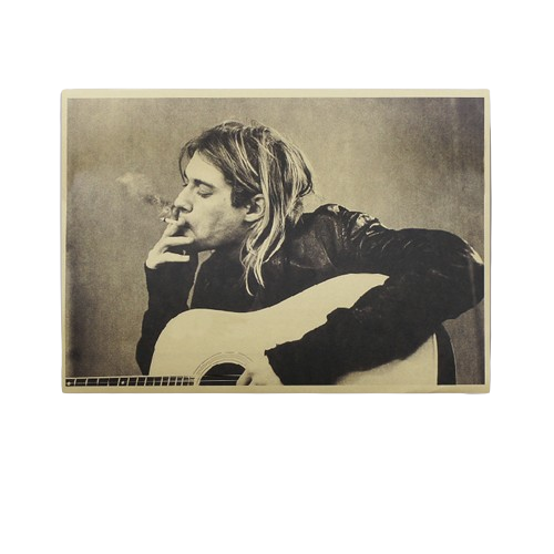 Постер RESTEQ Kurt Cobain из плотной крафтовой бумаги 51x35,5 см (VA-Cobain Poster) Постер RESTEQ Kurt Cobain из плотной крафтовой бумаги 51x35,5 см (VA-Cobain Poster)