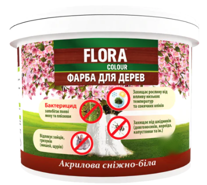 Краска акриловая Flora Colour для деревьев 1,4 кг (dc840)