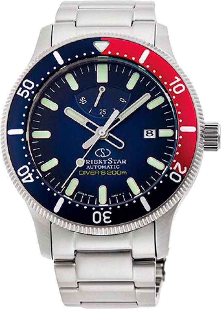 Наручний годинник чоловічий Orient Star RE-AU0306L00B з сталевим корпусом/сапфіровим склом WR 200 м Синій (3124788942)