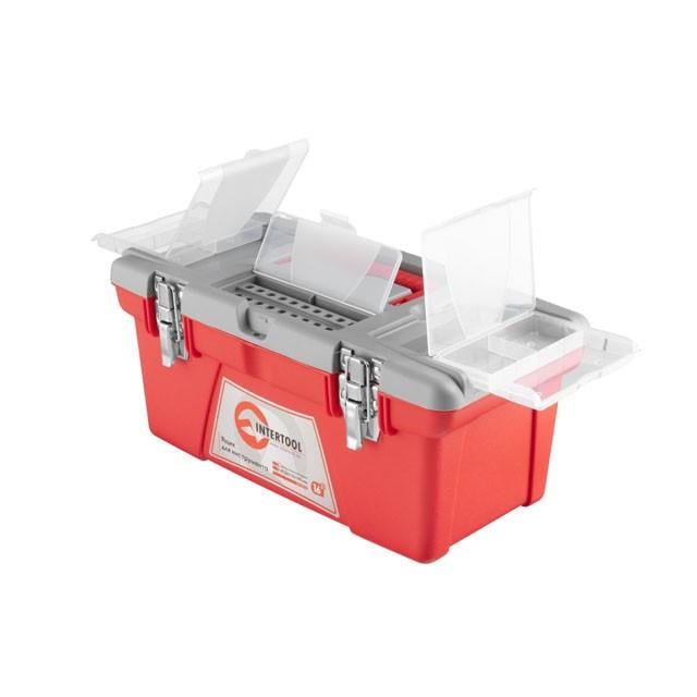 Ящик для инструментов Intertool BX-0516 16 с металлическими замками 415x210x190 мм