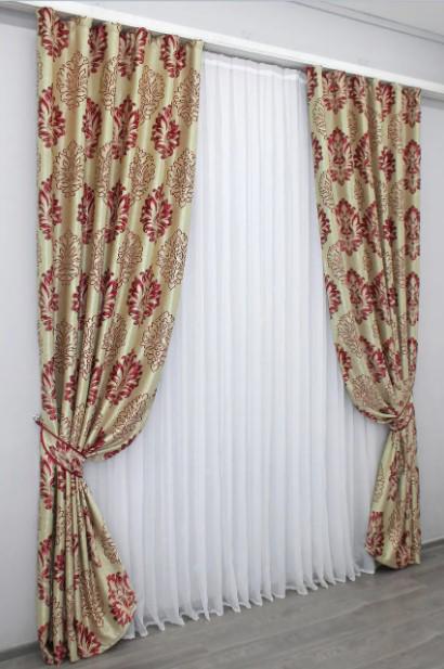 Комплект штор Корона блекаут/софт 1,5х2,75 м 2 шт. Бежевый (1276ш) - фото 3 Комплект штор Корона блекаут/софт 1,5х2,75 м 2 шт. Бежевый (1276ш) - фото 3