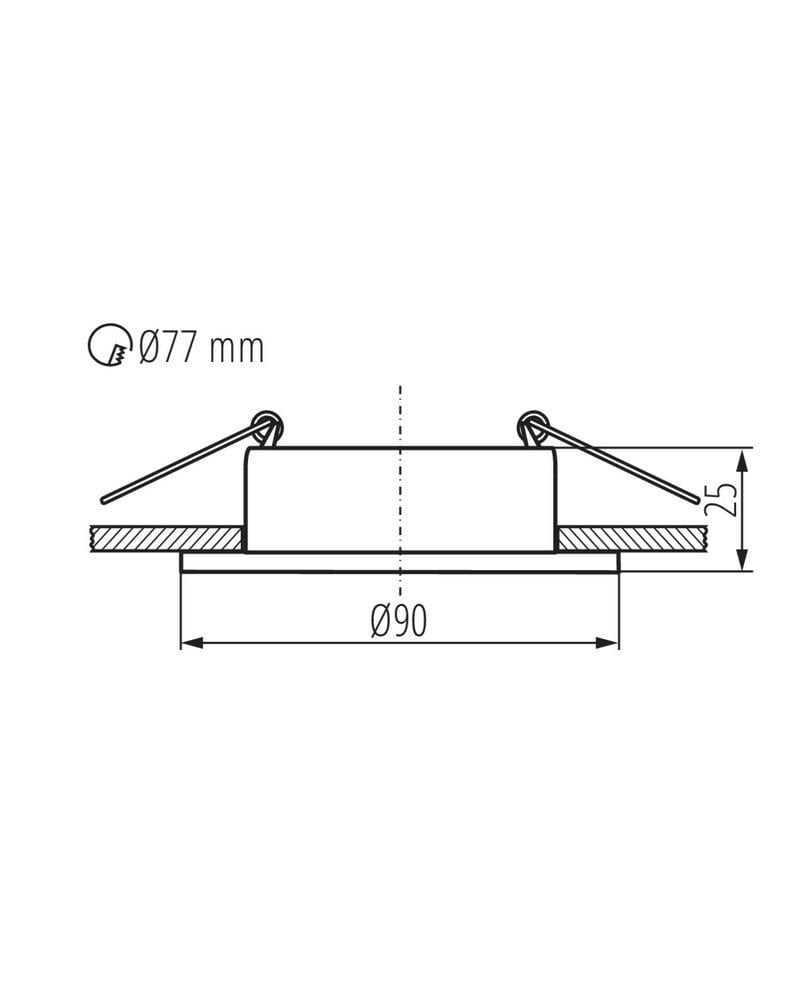 Точковий світильник Kanlux 37250 Feline DSO GX5.3/GU10 1x10 W IP20 Bk (37250-kanlux) - фото 4