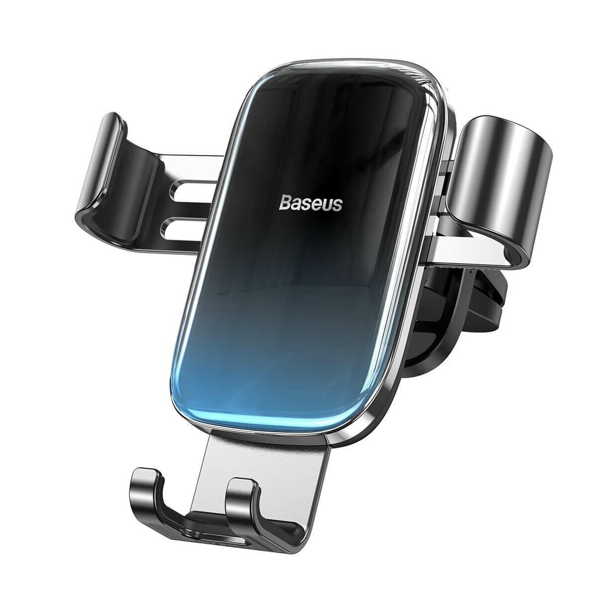 Автотримач Baseus Glaze Gravity Car Mount для мобільних на дефлектор Black (SUYL-LG01) - фото 4