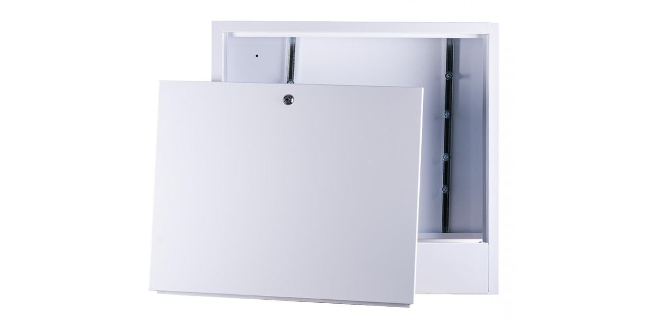 Шкаф коллекторный Галиндустрия ШКЗ-02 для наружного монтажа с двумя ключами Белый (132-119-ШКЗ-2) Шкаф коллекторный Галиндустрия ШКЗ-02 для наружного монтажа с двумя ключами Белый (132-119-ШКЗ-2)