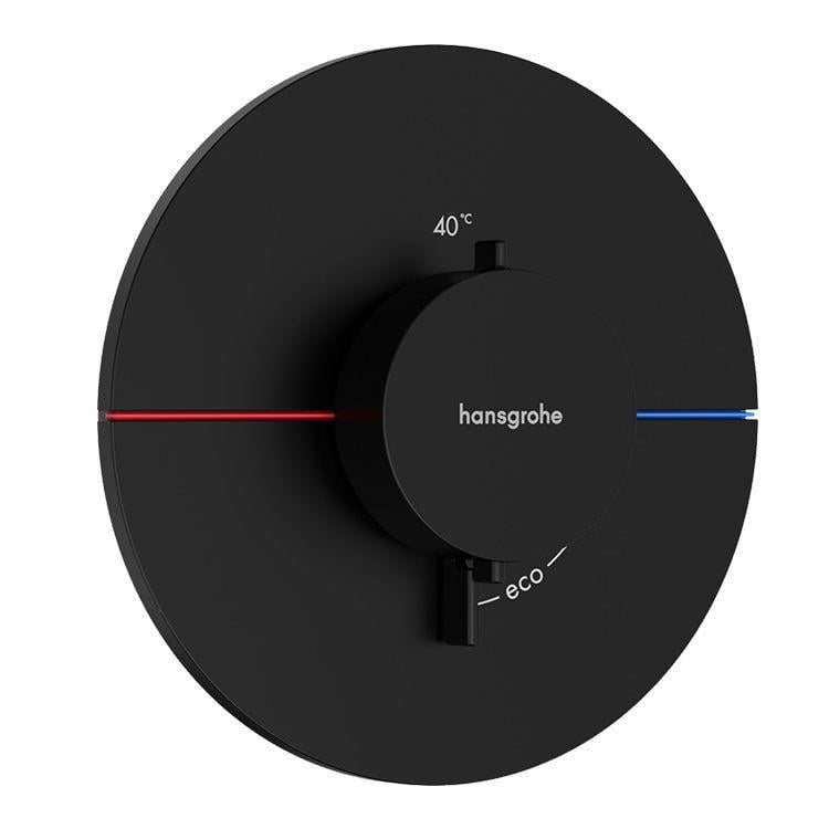 Смеситель для душа Hansgrohe ShowerSelect S термостатический Черный матовый (37461140)