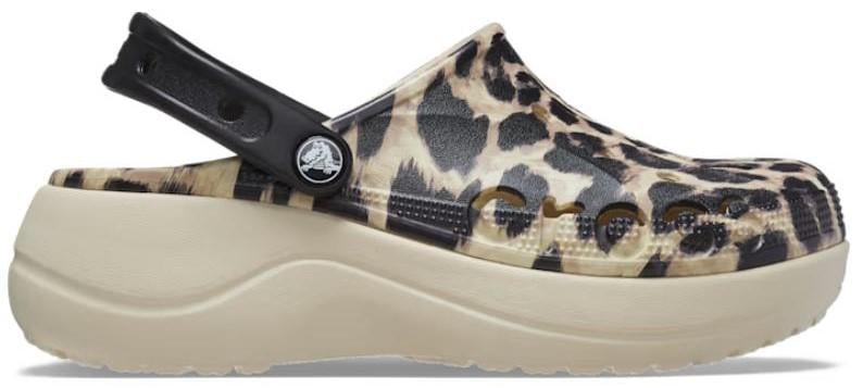 Сабо женские Crocs Baya Platform Printed Clog M4W6 р. 36 23 см Leopard (208712) - фото 3 Сабо женские Crocs Baya Platform Printed Clog M4W6 р. 36 23 см Leopard (208712) - фото 3