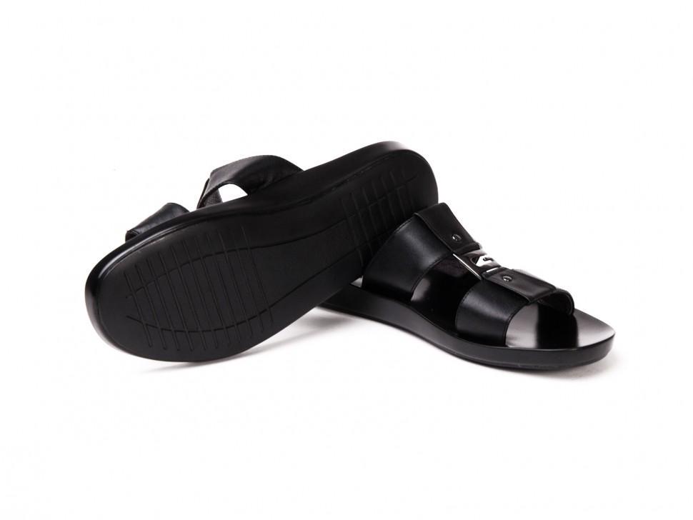 Шлепанцы мужские Solo 7142998 натуральная кожа р. 44 Черный (3949) - фото 2 Шлепанцы мужские Solo 7142998 натуральная кожа р. 44 Черный (3949) - фото 2