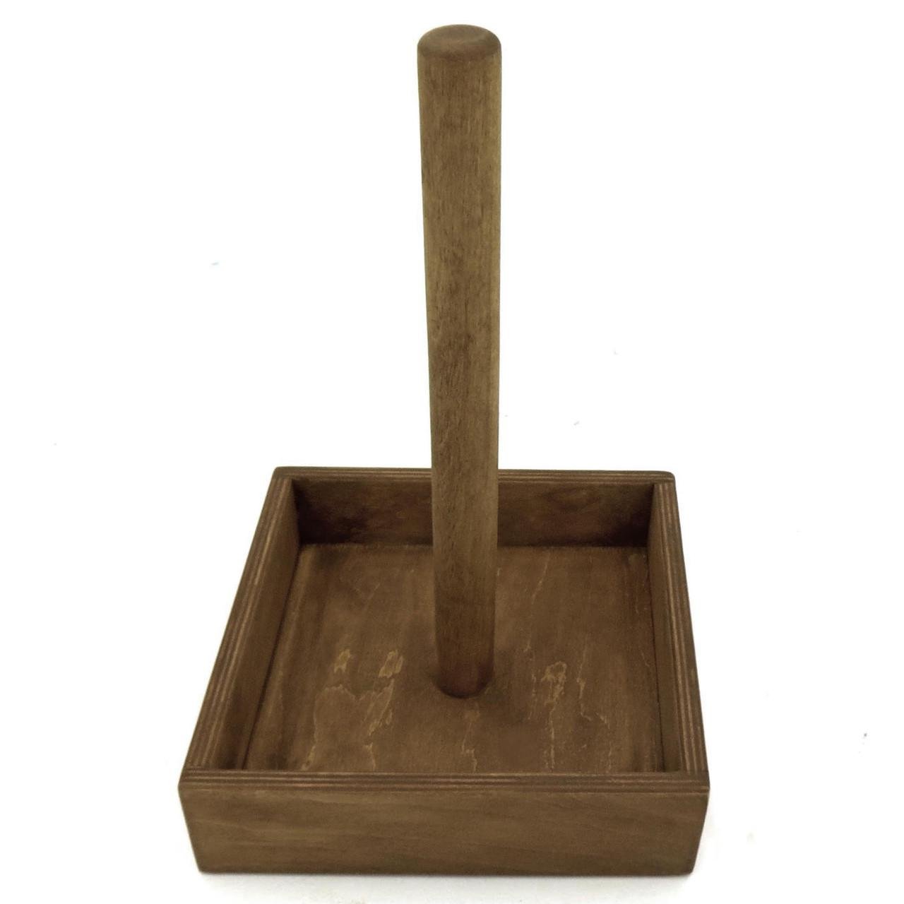 Держатель для бумажных полотенец из дерева Луиз Сепия (ДКП-000508)