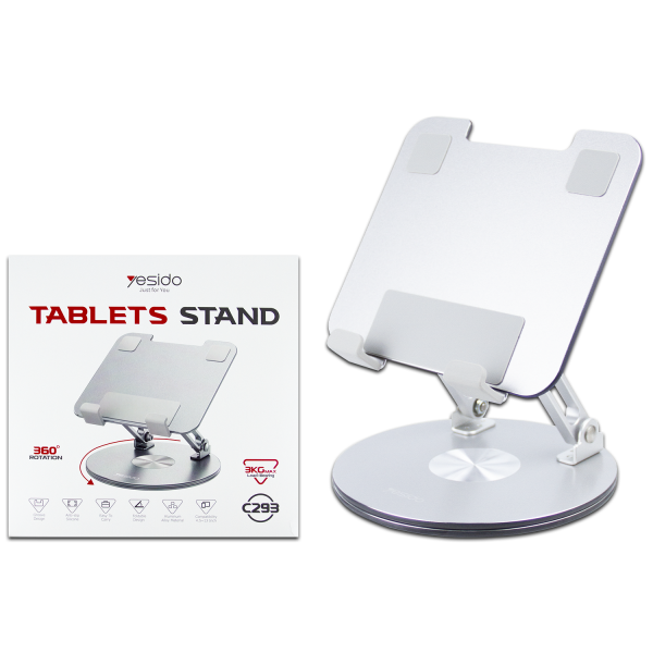 Держатель настольный для ноутбука/планшета Yesido C293 до 3 кг (19131048)