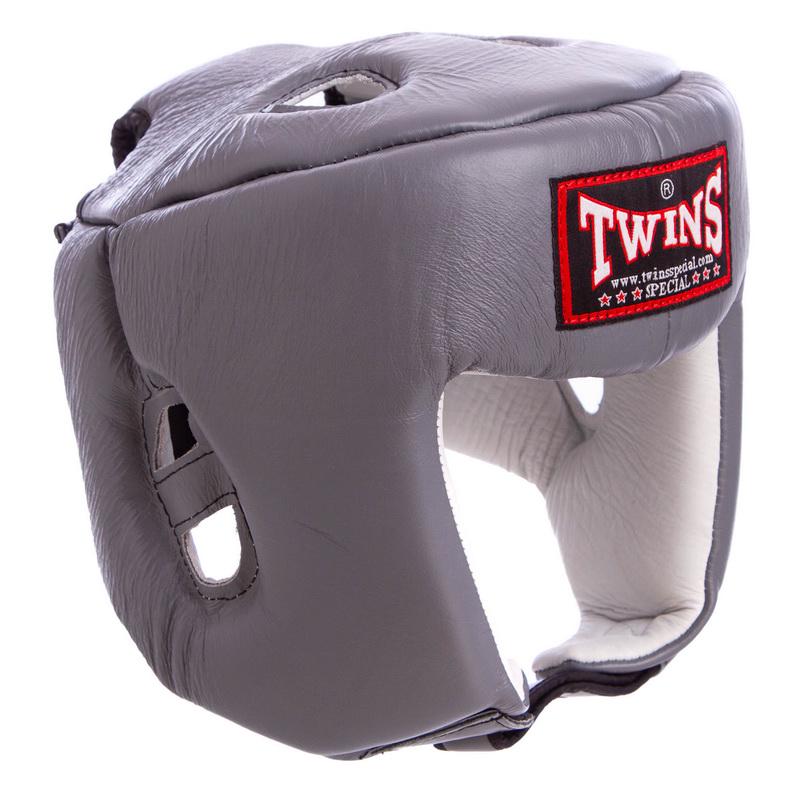 Шолом боксерський TWINS HGL4 XL 63-68 см Сірий (33229200) Шолом боксерський TWINS HGL4 XL 63-68 см Сірий (33229200)