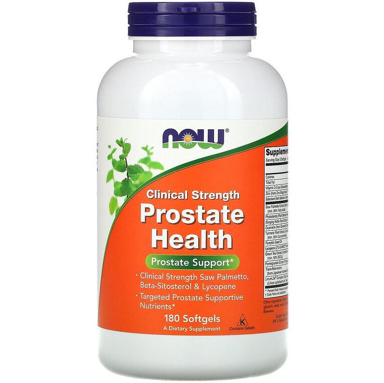 Комплекс для простати NOW Foods Clinical Strength Prostate Health 180 капсул (1025381300)