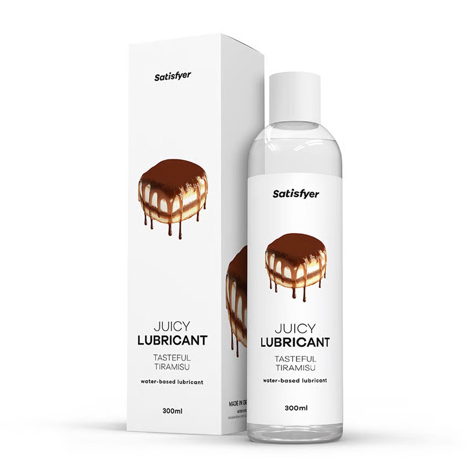Лубрикант на водній основі Satisfyer Juicy Lubricant Tasteful Tiramisu water based 300 мл (BLS2725)