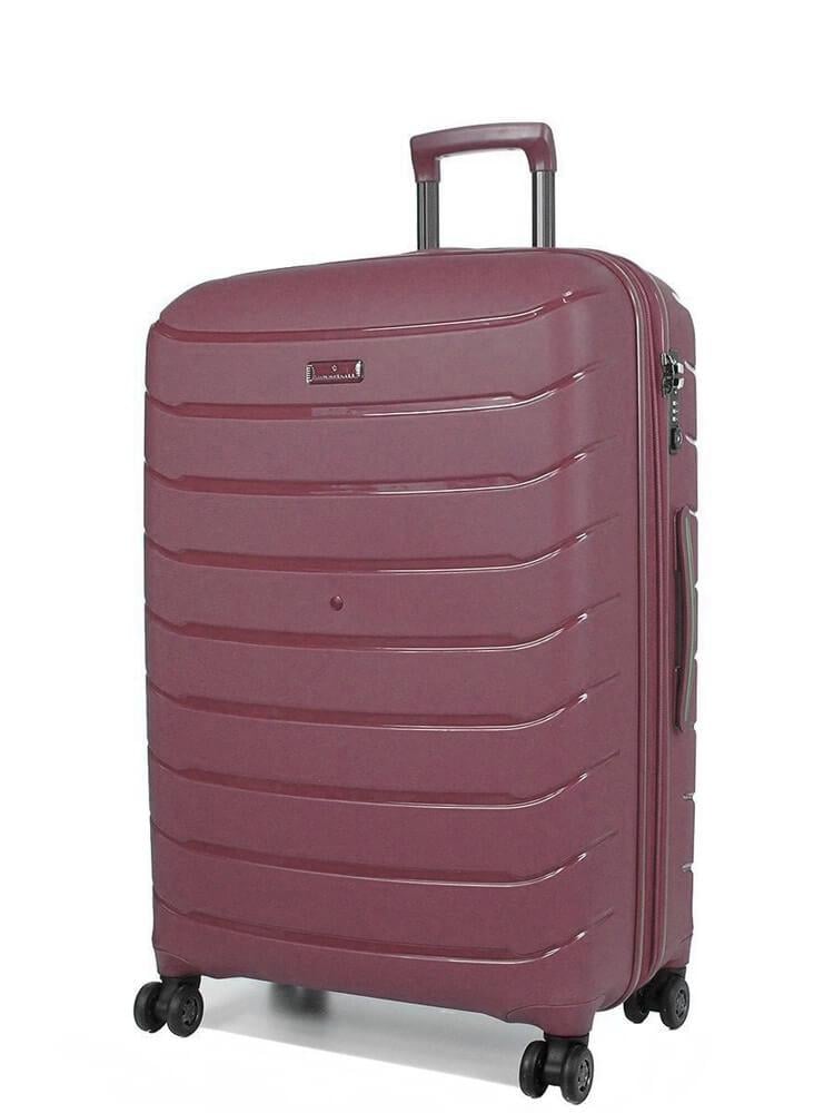 Валіза велика поліпропілен Snowball 61303 105 л L 76х51х31 см Рожеве золото - фото 1