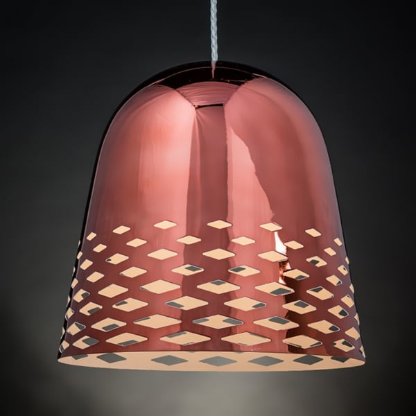 Светильник с перфорацией Flora Бордовый  (OU134/CG)