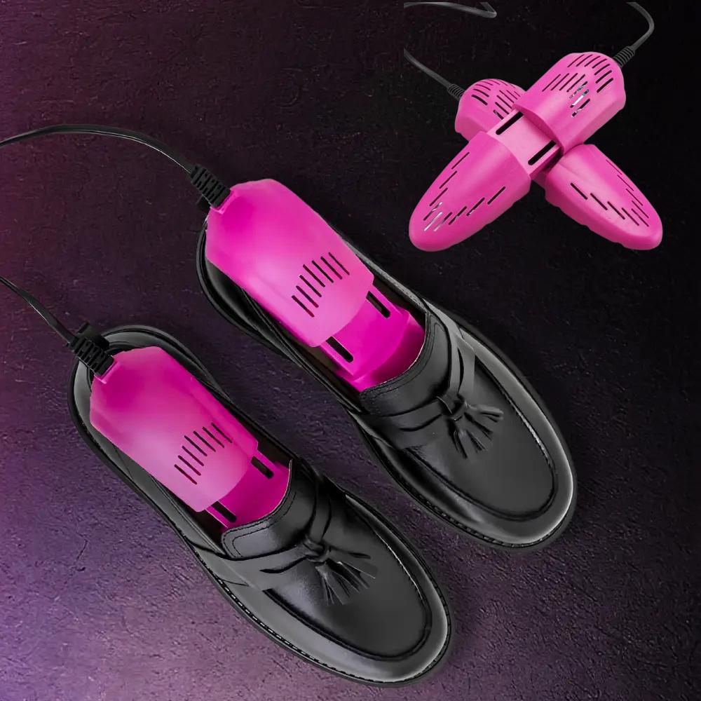 Электросушилка телескопическая раздвижная для обуви и перчаток Розовый (86959) - фото 2 Электросушилка телескопическая раздвижная для обуви и перчаток Розовый (86959) - фото 2